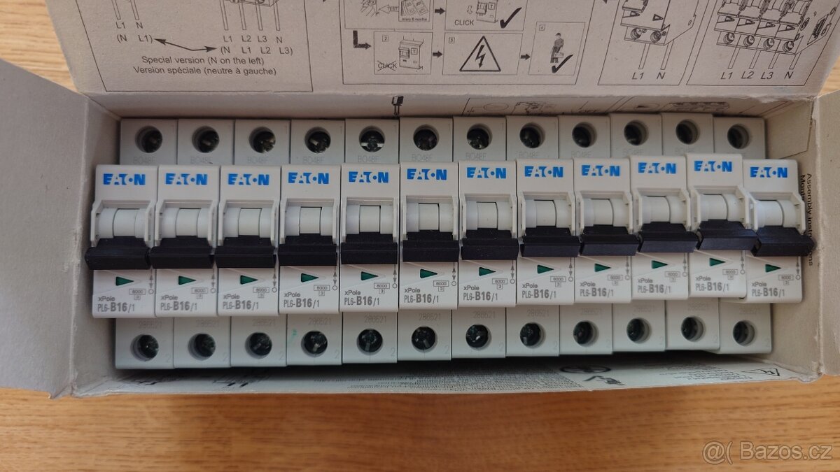 Jističe Eaton 16B - nové