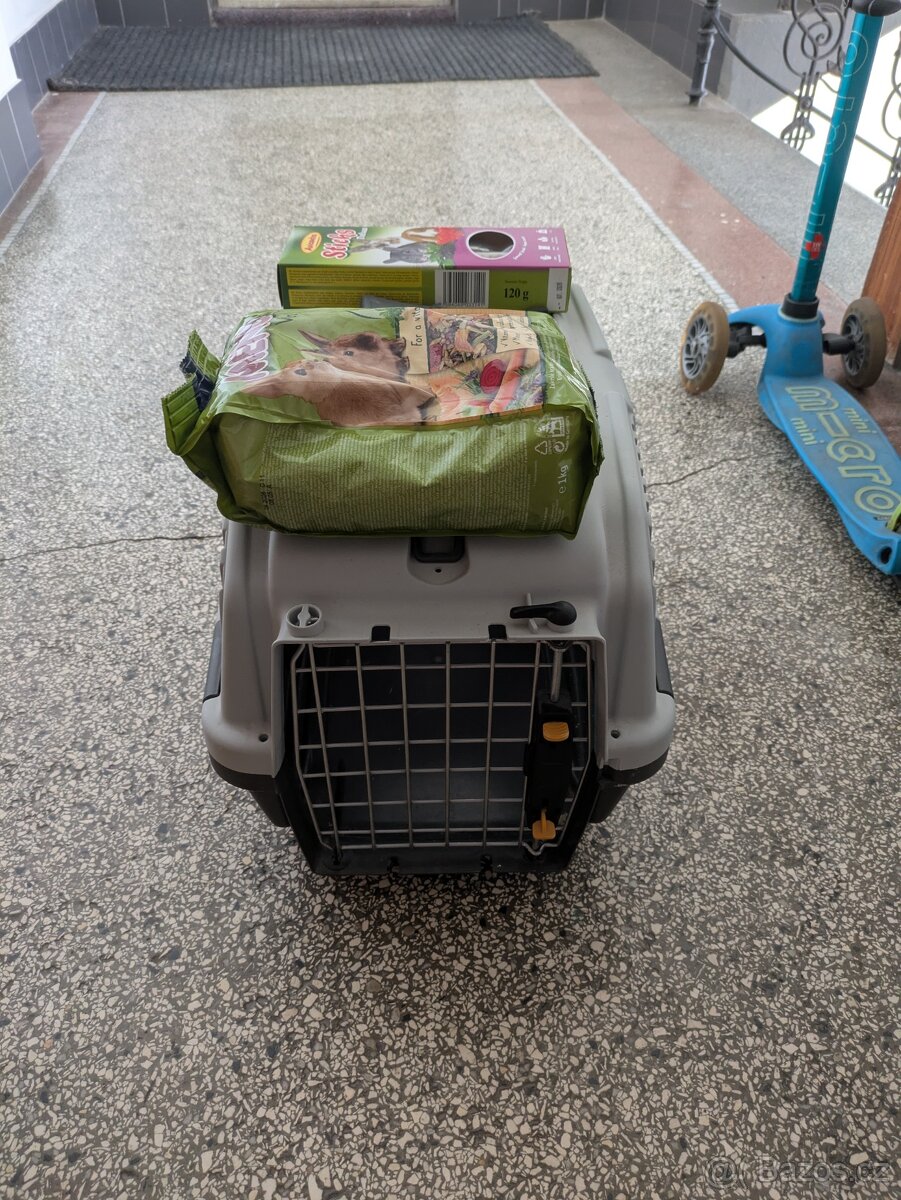 Transportní box pro drobné hlodavce, kocky nebo drobné psi