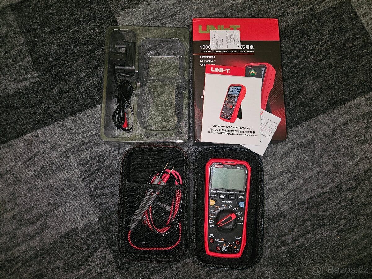 Prodám přesný multimetr UNI-T UT61E+ s pouzdrem.