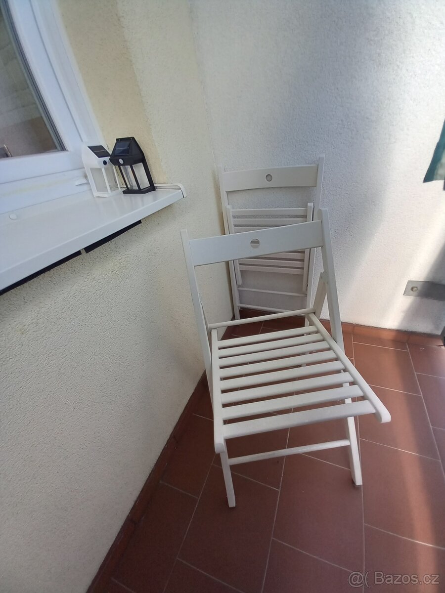 2 balkonove židle IKEA
