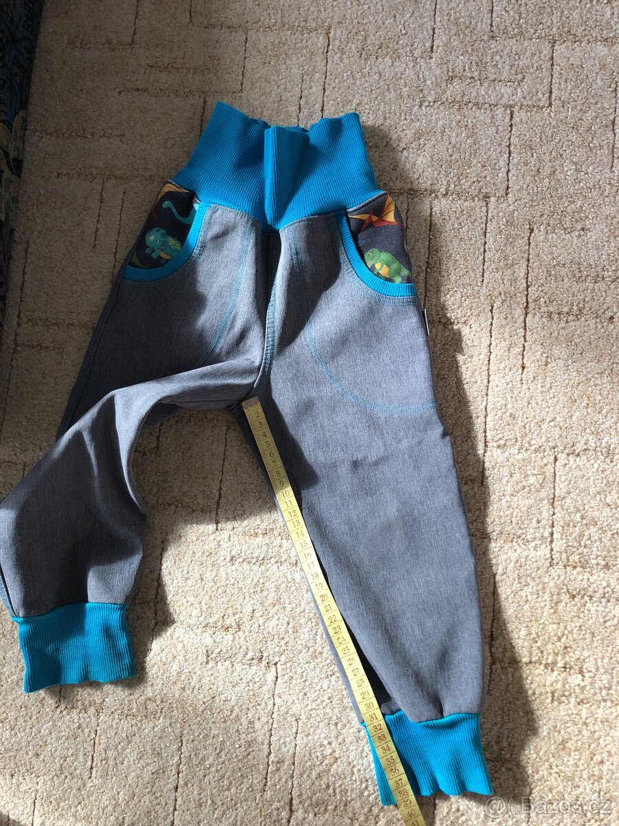 Sofshelová bunda a kalhoty-dětské, vel. 110