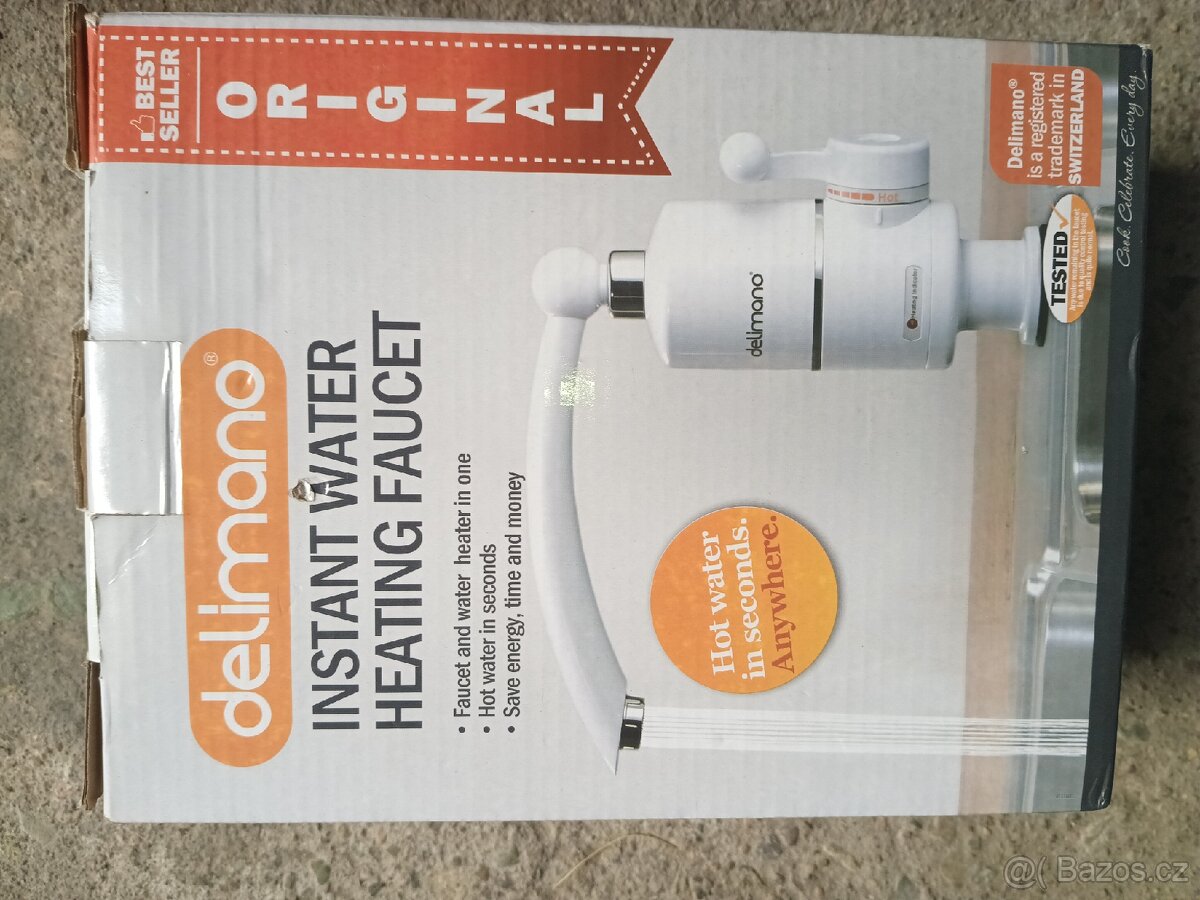 Bateriový průtokový ohřívač vody