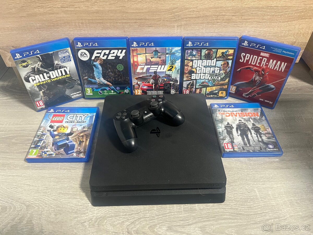 PlayStation 4 SLIM 1TB + 7 HER ZDARMA