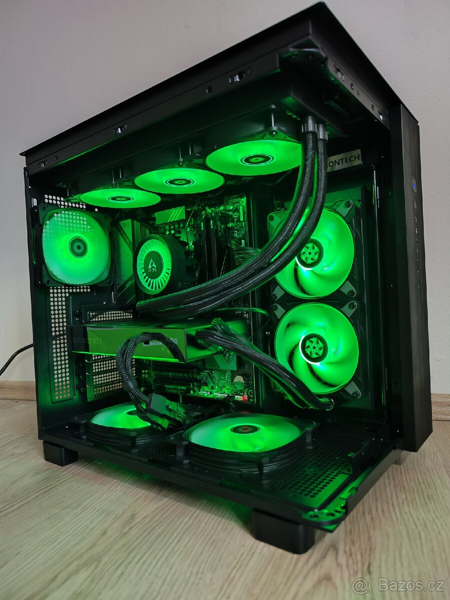 Herní PC: RTX 5080, R7 9800x3d, 64Gb ram, ZÁRUKA