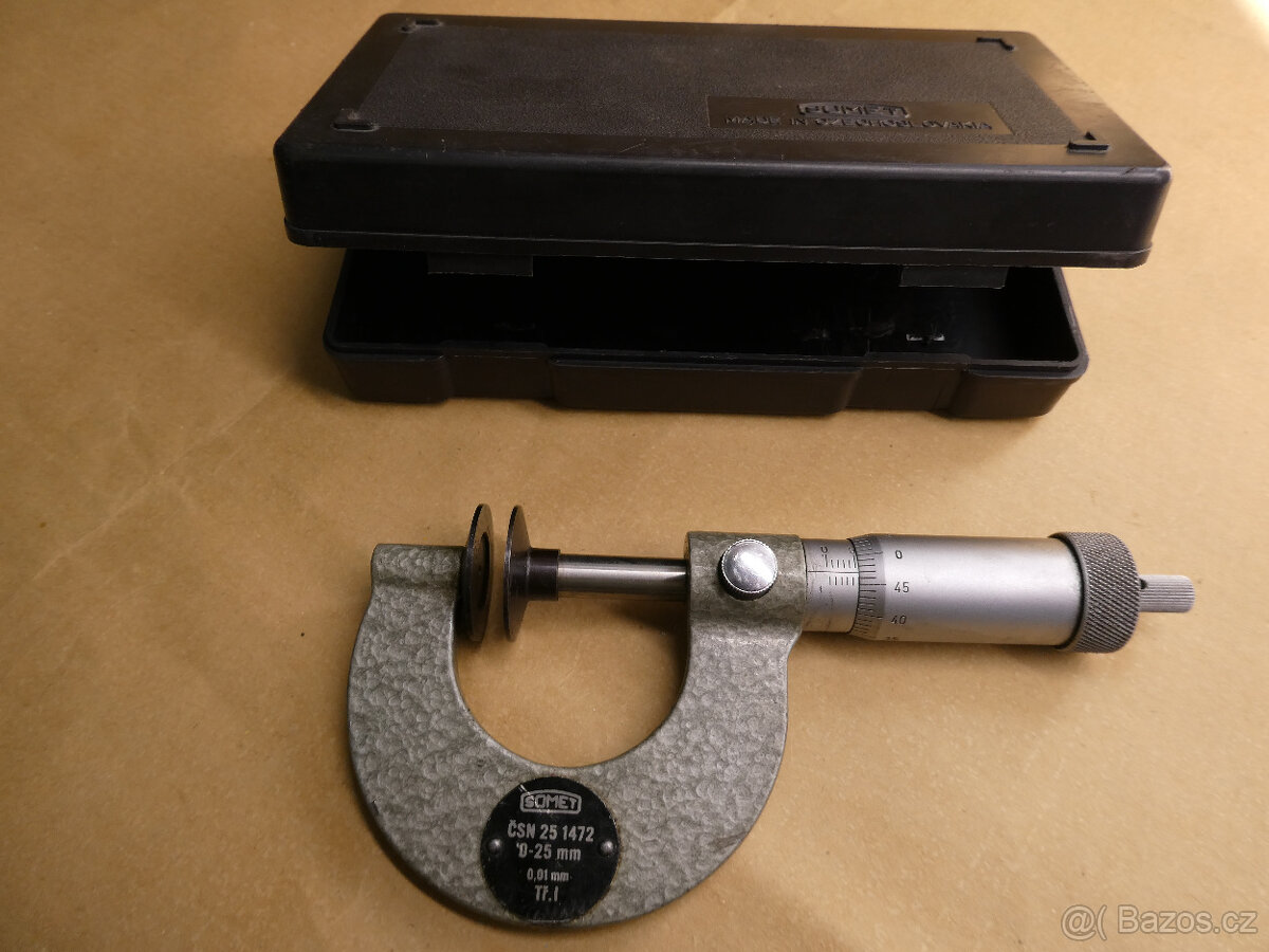 Mikrometr na ozubená kola - talířkový