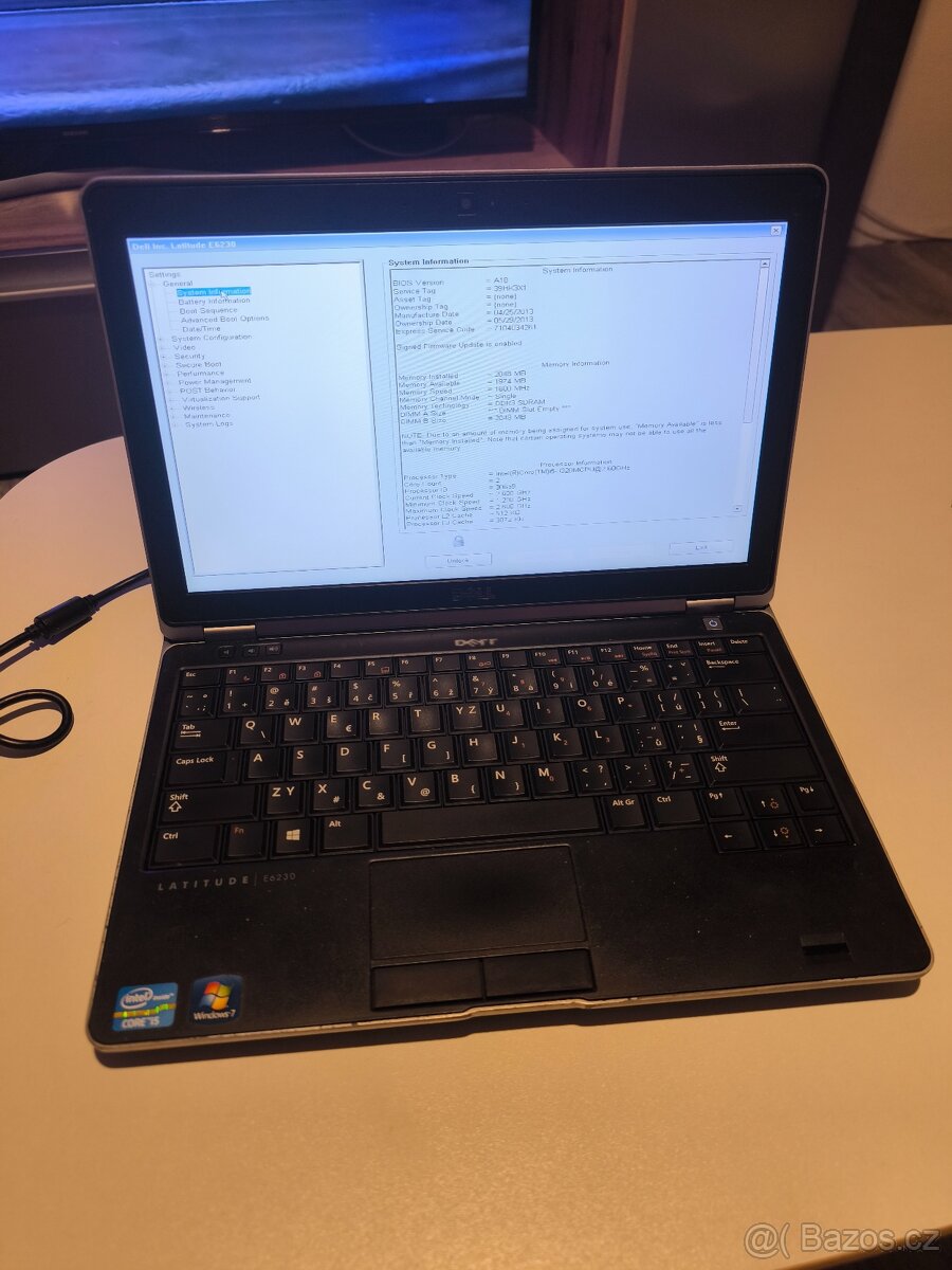 Dell latitude 6230 na díly -blok bios