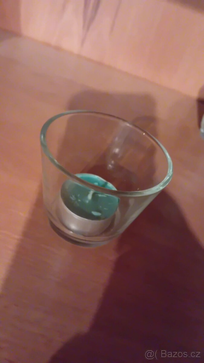 Skleničky na čajové svíčky