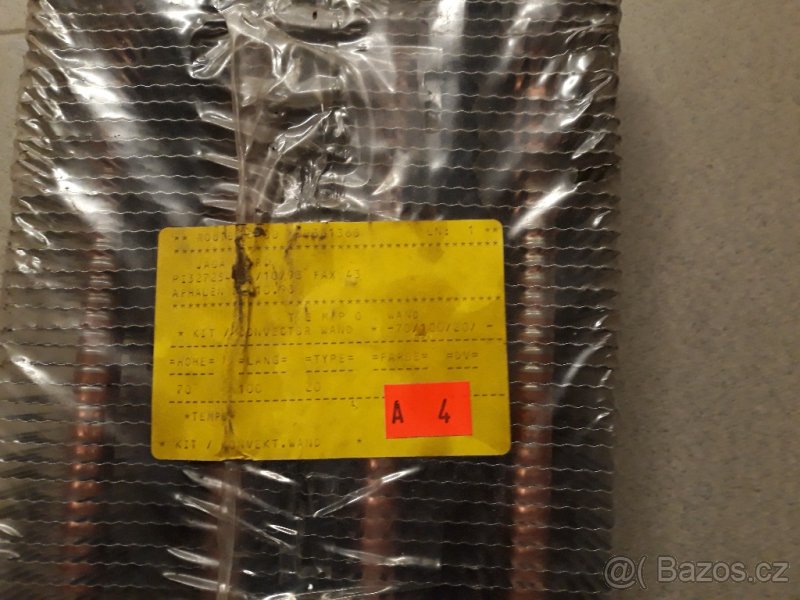 teplovodní vložku – radiátor / výměník