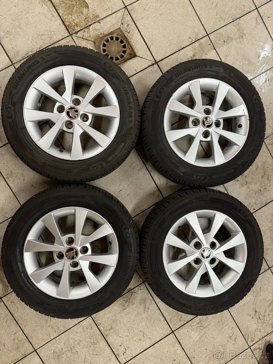 Alu Škoda Citigo, mii, up 4x100 14" 175/65 R14