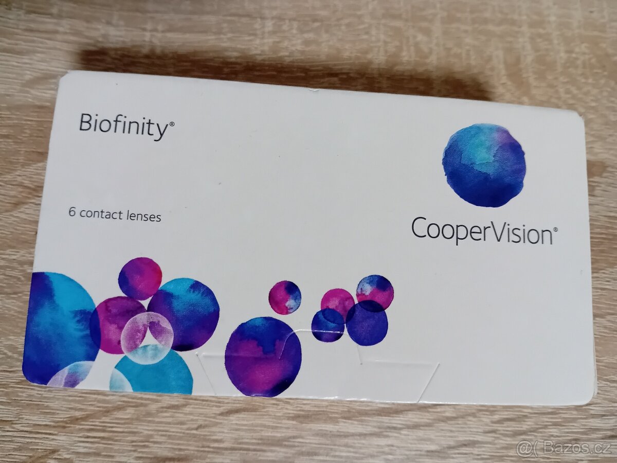 Kontaktní čočky Biofinity Cooper Vision