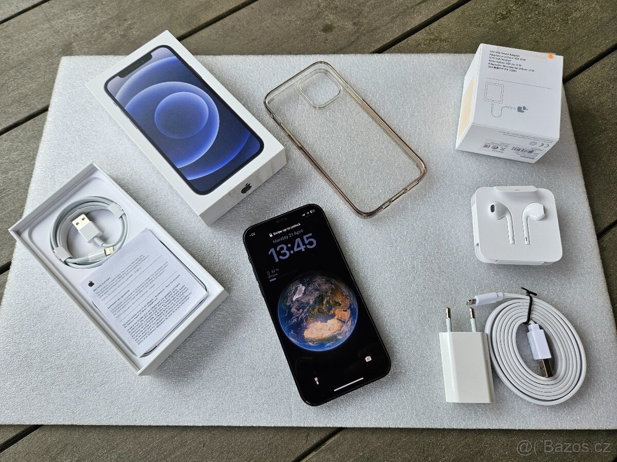 iPhone 12, černý, 64 GB