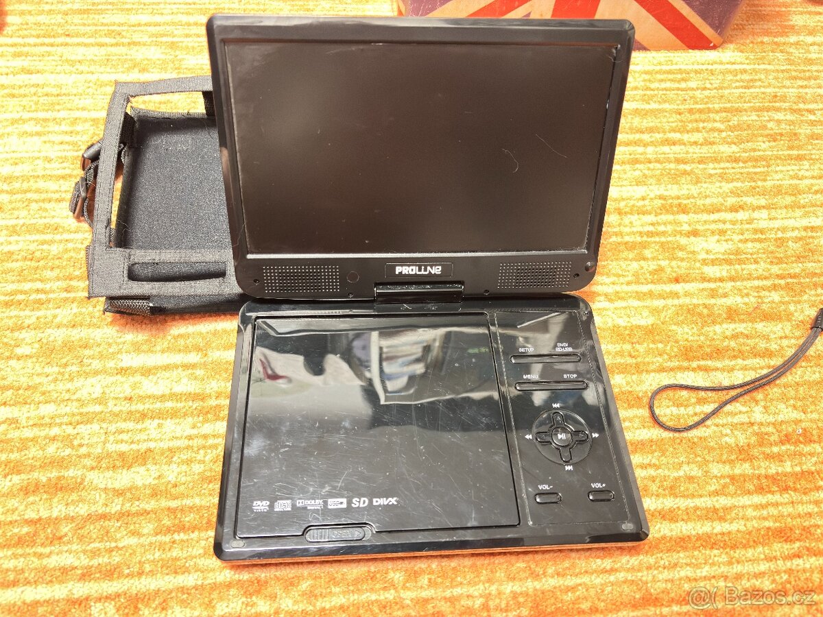 DVD portable player Proline bez zdroje.