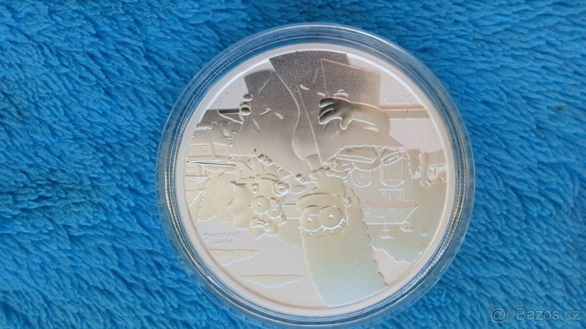 Investiční stříbro - Simpsonovi - Marge a Maggie- 1oz