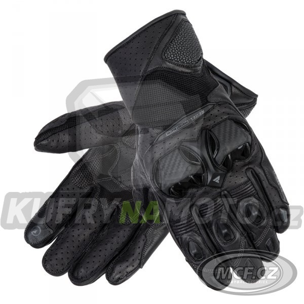 MOTO RUKAVICE REBELHORN FLUX II ČERNÉ VEL. M