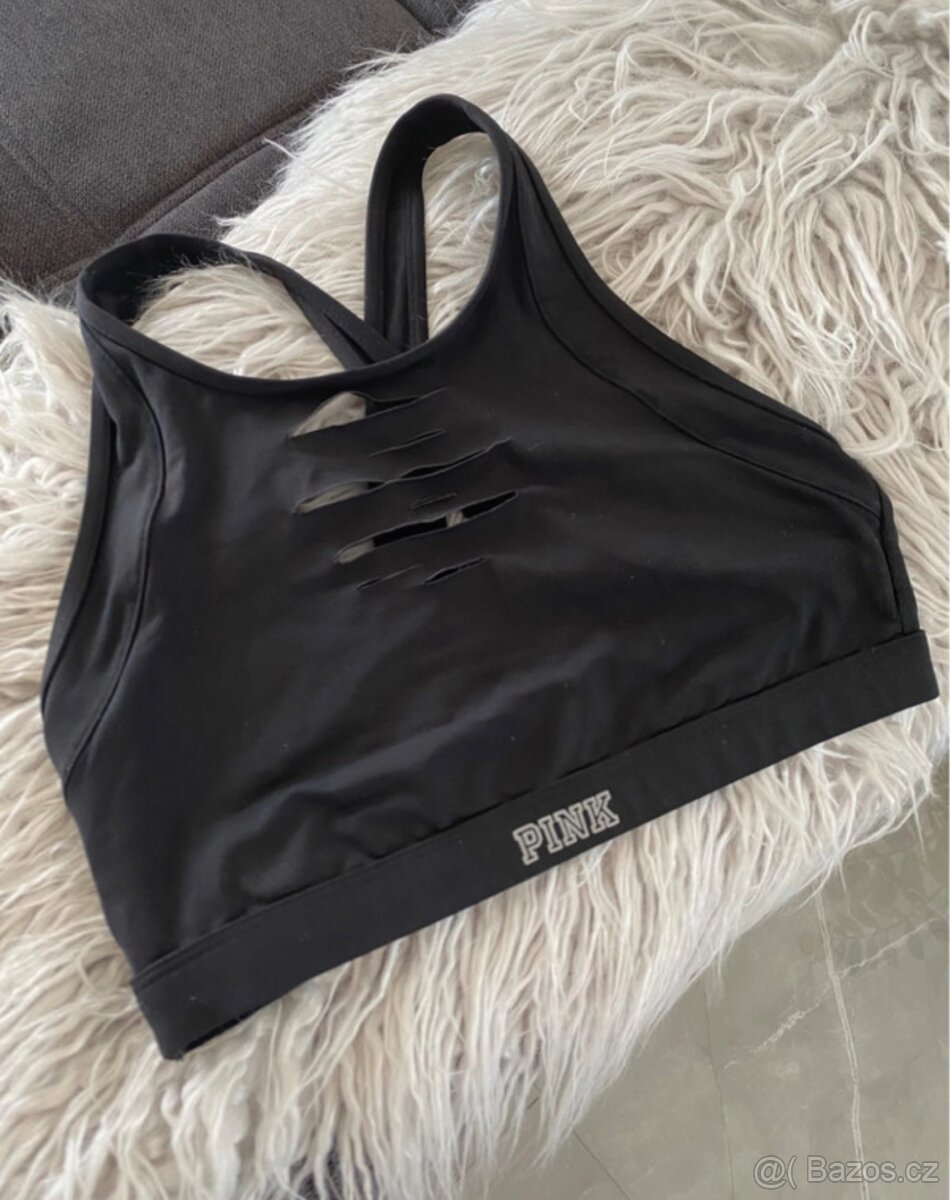 Luxusní sportovní podprsenka pink - victorias Secret vel. S