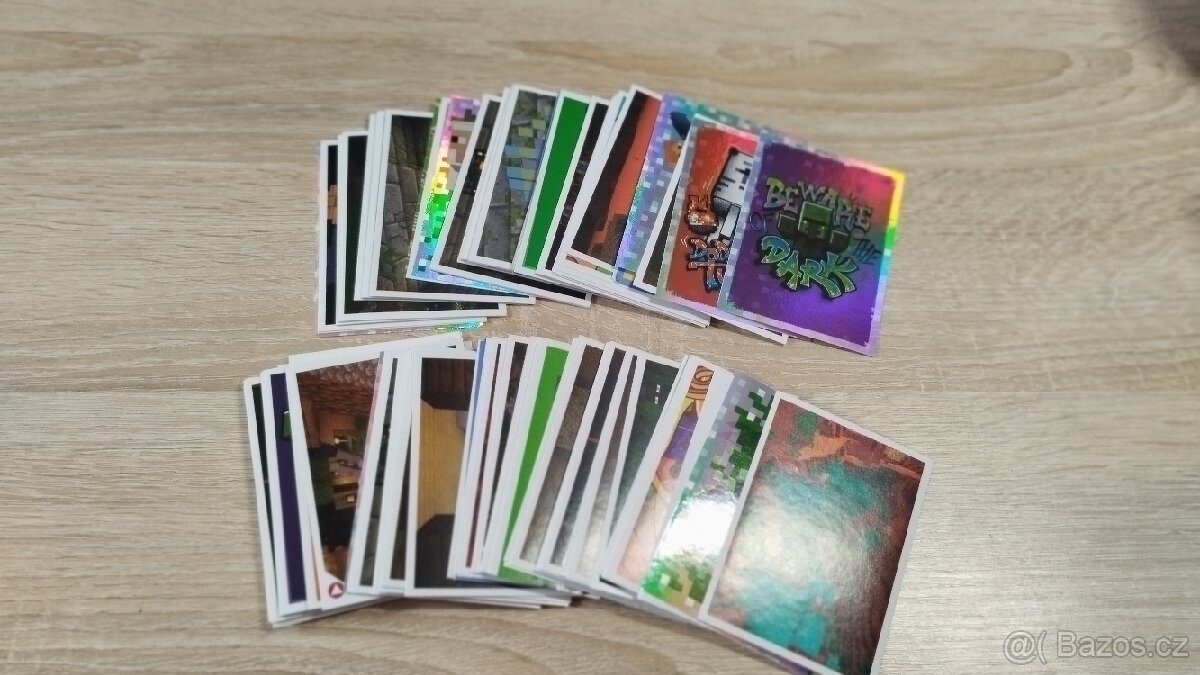 Panini Minecraft Treasure sticker sběratelské samolepky