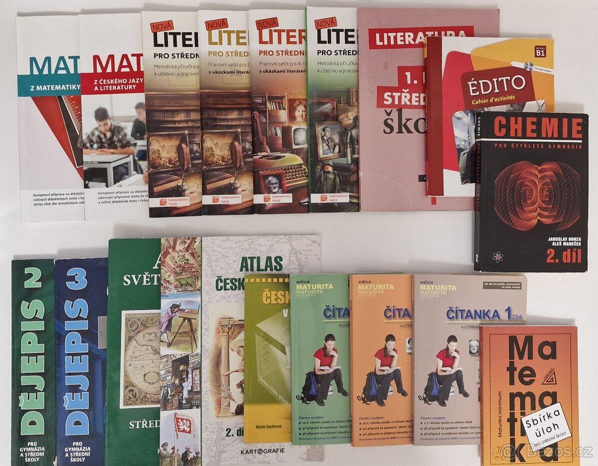 Učebnice, pracovní sešity pro SŠ/ gymnázium