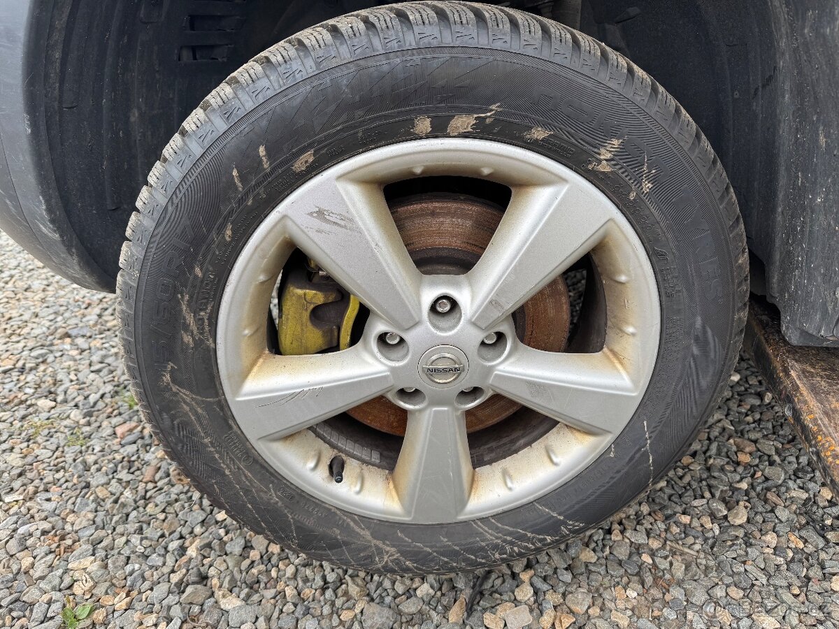 Alu disky Nissan 17” 5x114.3 / zimáky 215/60 R17