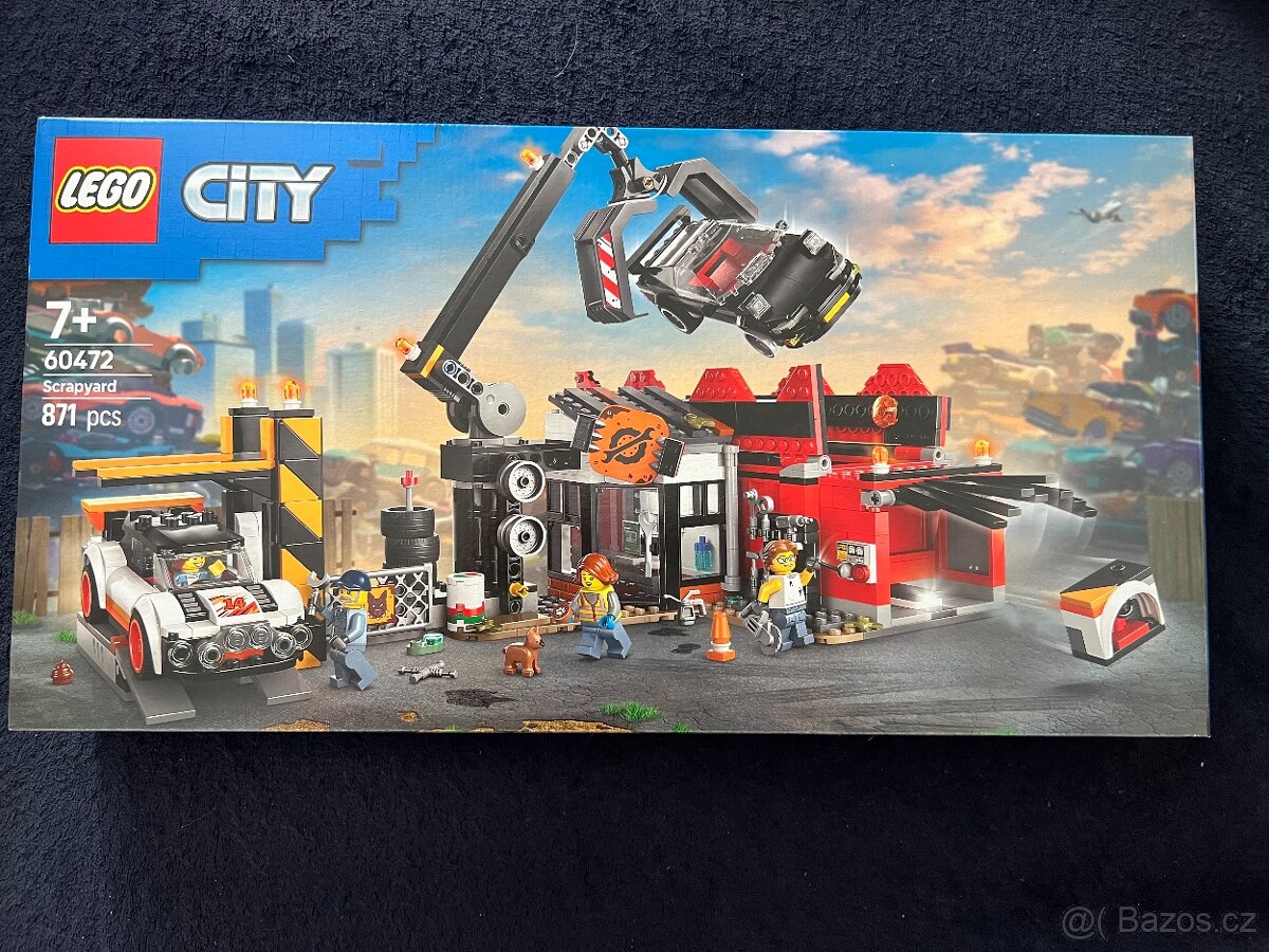 Lego City 60472 Vrakoviště s auty - nové, nerozbalené