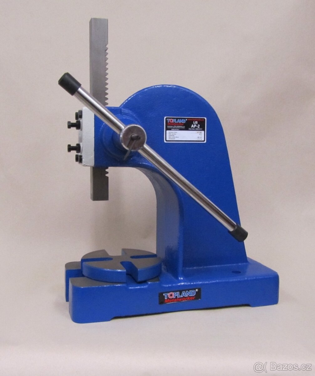 AP-2 ruční mechanický lis s otočnou pracovní deskou TOPLAND
