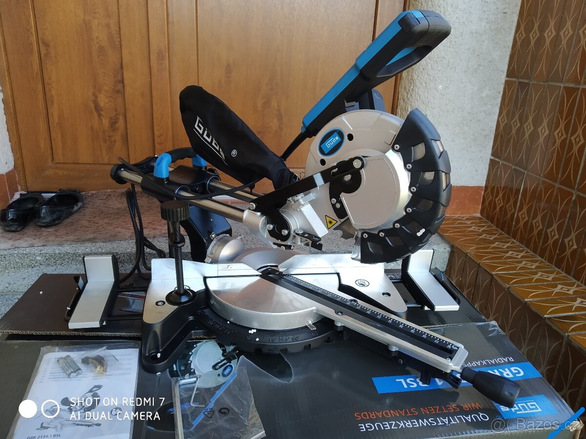 Prodám NEPOUŽITOU pokosovou pilu s posuvem Güde GRK 2134.1 B