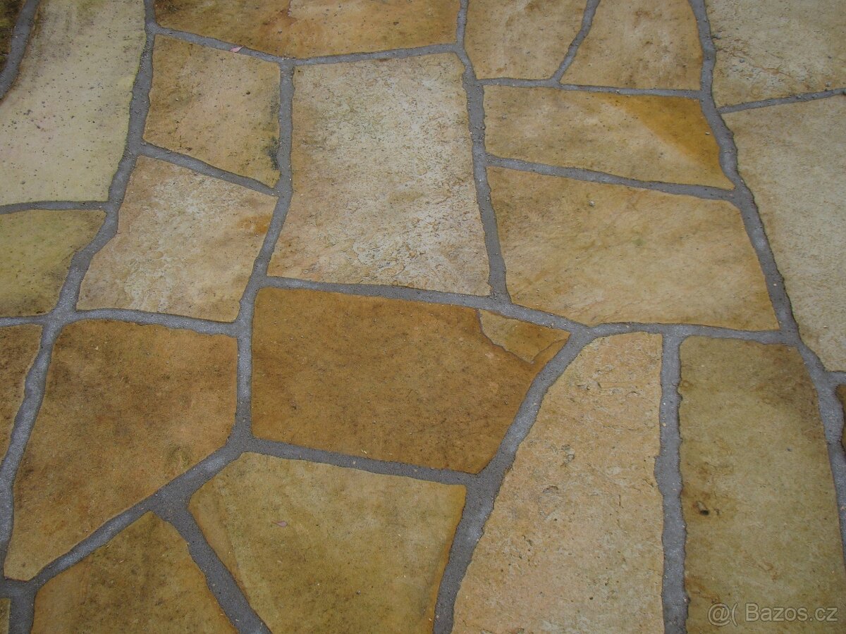 pískovcová dlažba - pískovec