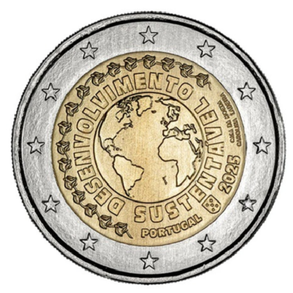 2 Euro Portugalsko pamětní mince 2019 - 2025 - vyberte si