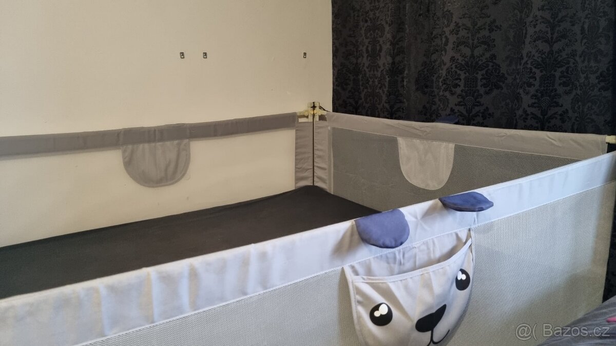 Zábrana na postel 2x180 a 2x200