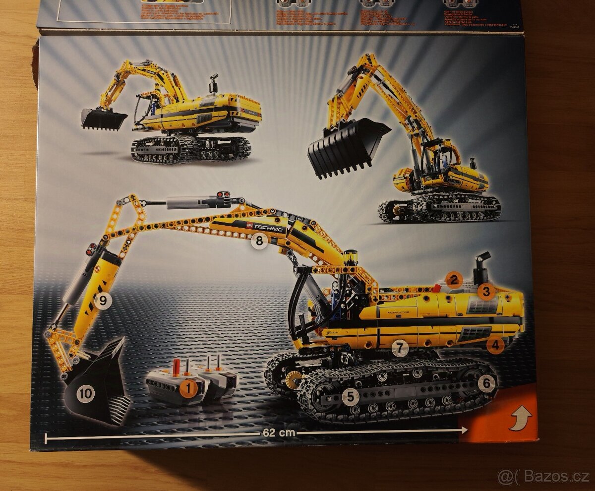 Prodám Lego Technic 8043 Bagr s motorem