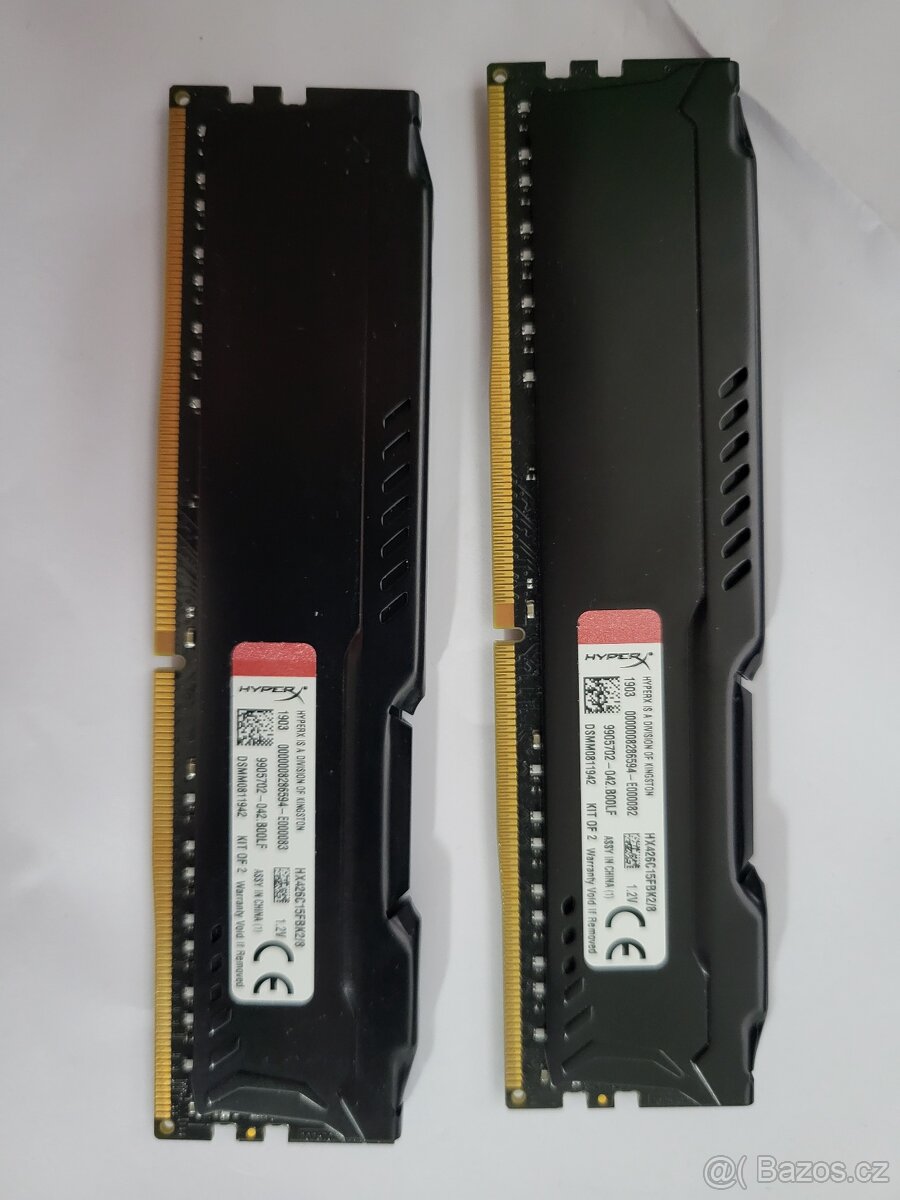 Kingston Hyper X Fury - 2x4 GB DDR4 PC 3200