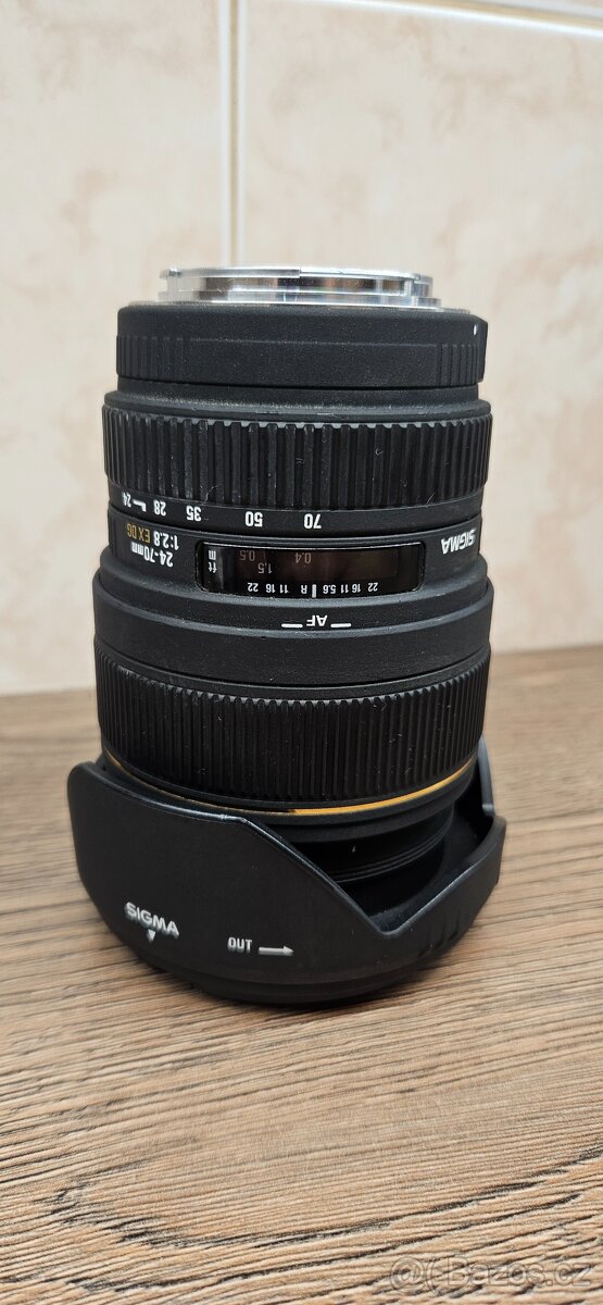 Objektiv SIGMA - 24-70 mm f/2,8 EX DG pro CANON