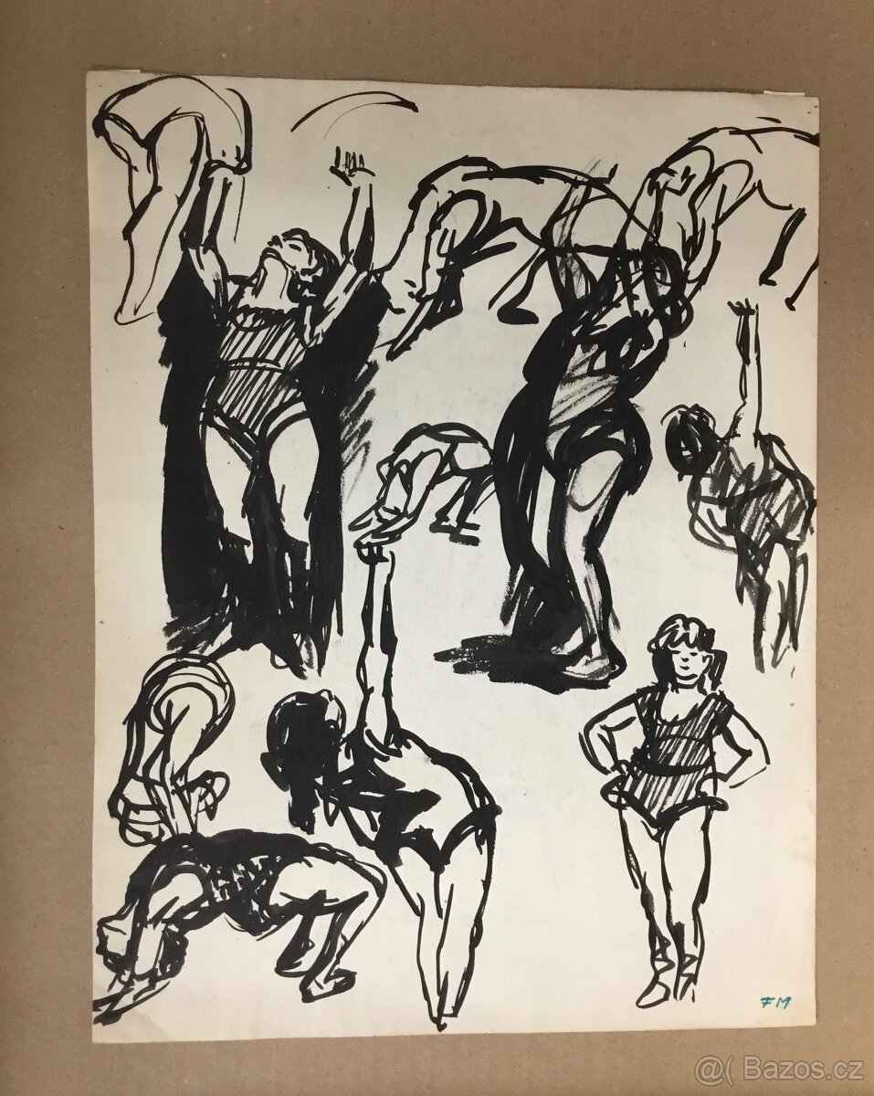 19 originalnich kreseb z roku 1914