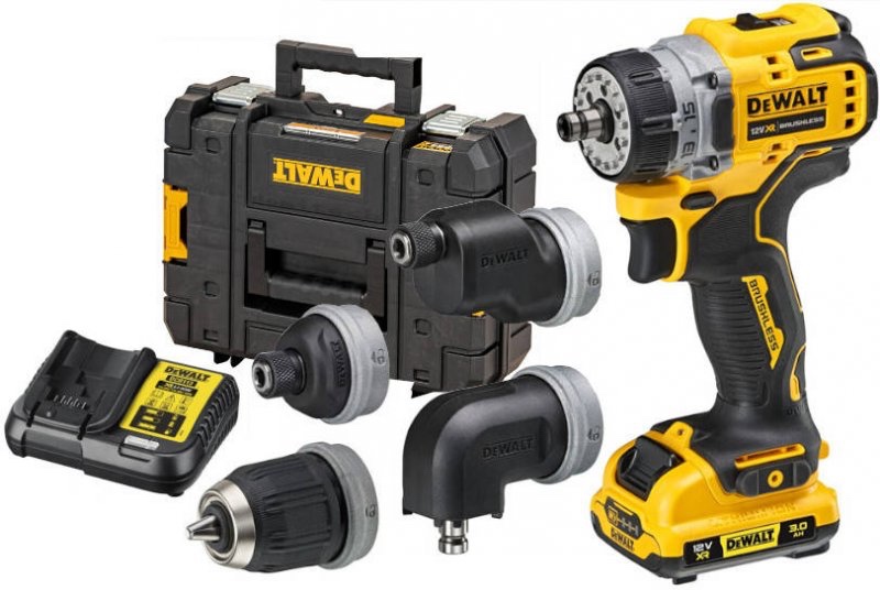 Dewalt Aku vrtací šroubovák 12V/3,0Ah + nástavce