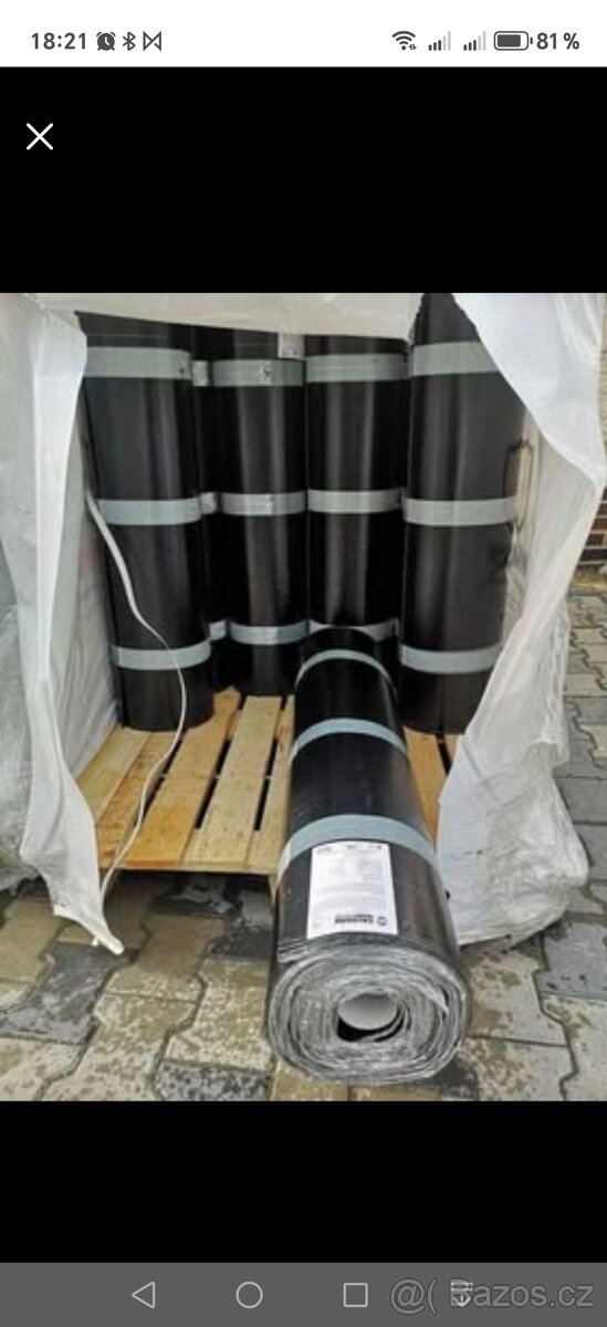 Hydroizolační asfaltový pás proti radonu a tlakové vodě síla