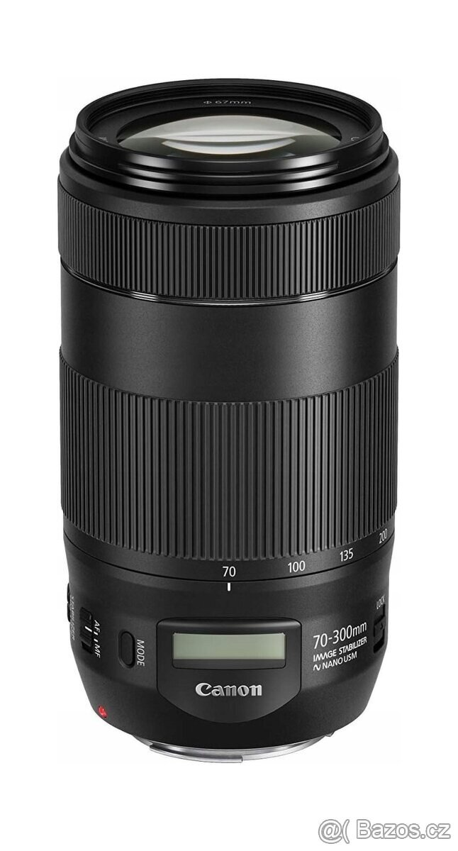 Objektiv Canon EF 70-300 mm f/4-5.6 IS II USM + clona