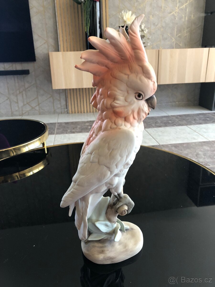 papoušek porcelánový Royal Dux