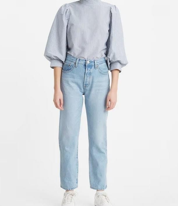 Levi's 501 dámské Crop Jeans - vel. 34x28