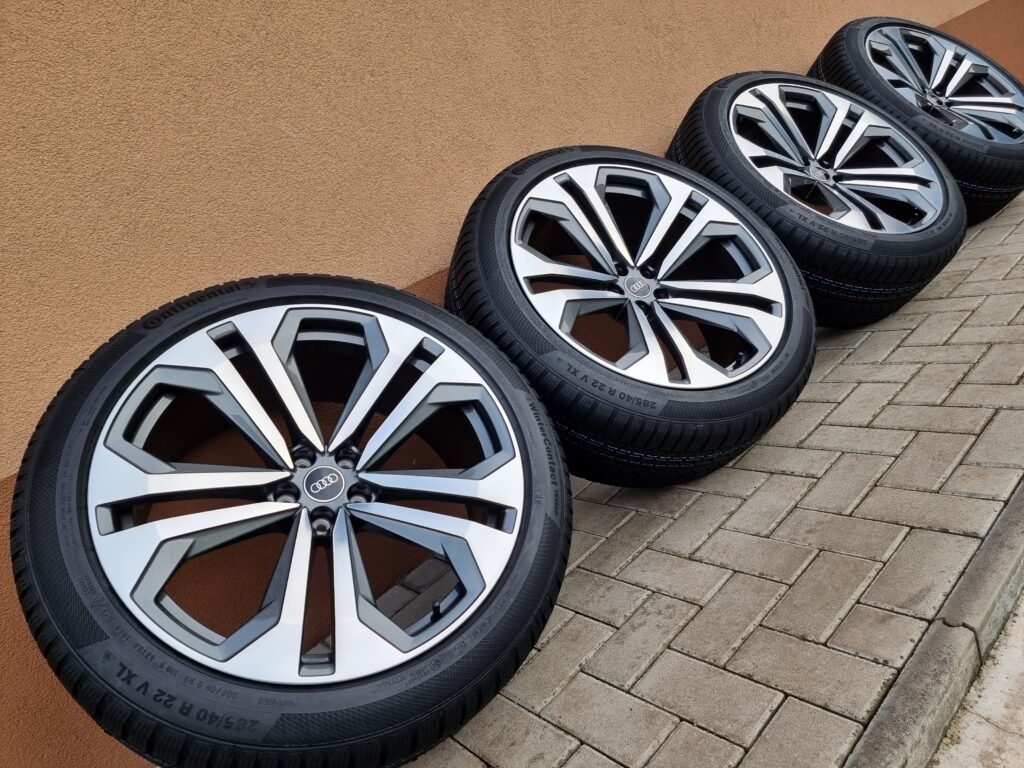 22″ 5×112 AUDI Q8 / SQ8 + 285/40R22 CONTINENTAL zimné nové