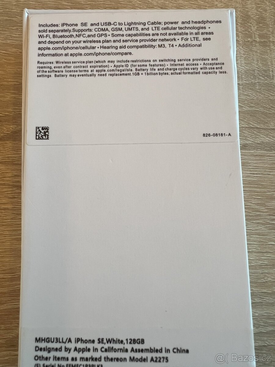Iphone SE 2020 128gb white, black