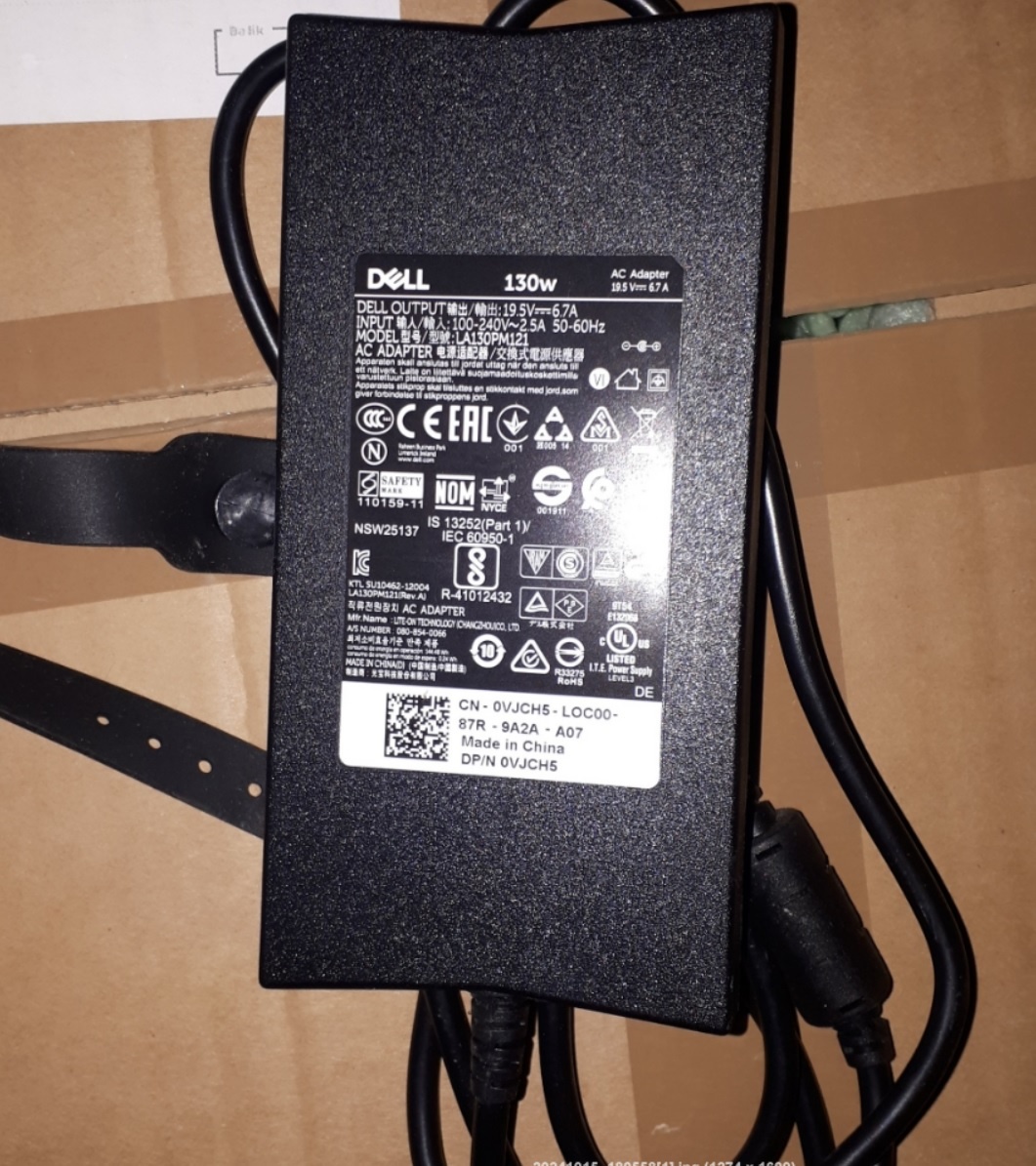 Dell 130W Originální adaptér