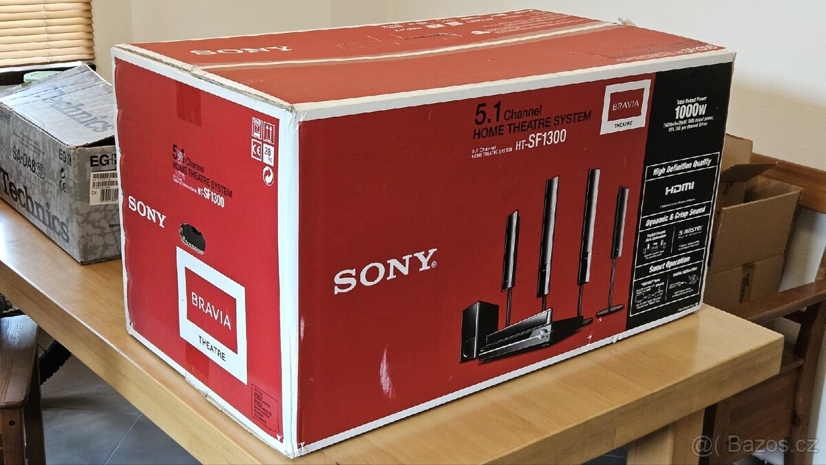 Domácí kino 5.1 Sony Bravia HT-SF1300 1000W