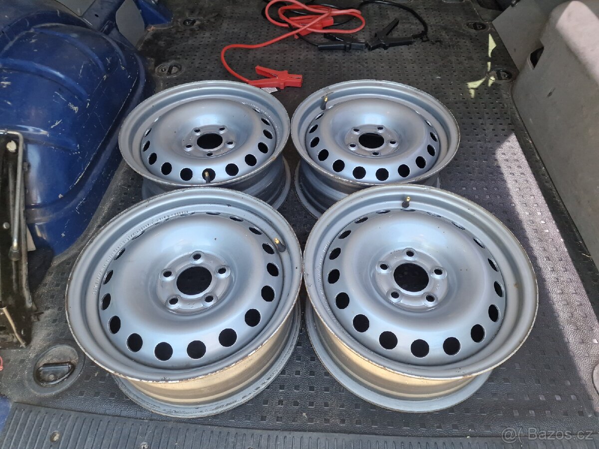 15" Ocelový disky 5x108 Citroen / Peugeot