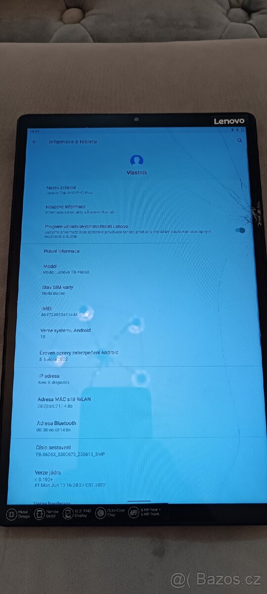 Lenovo Tab M10 FHD Plus 64GB, LTE