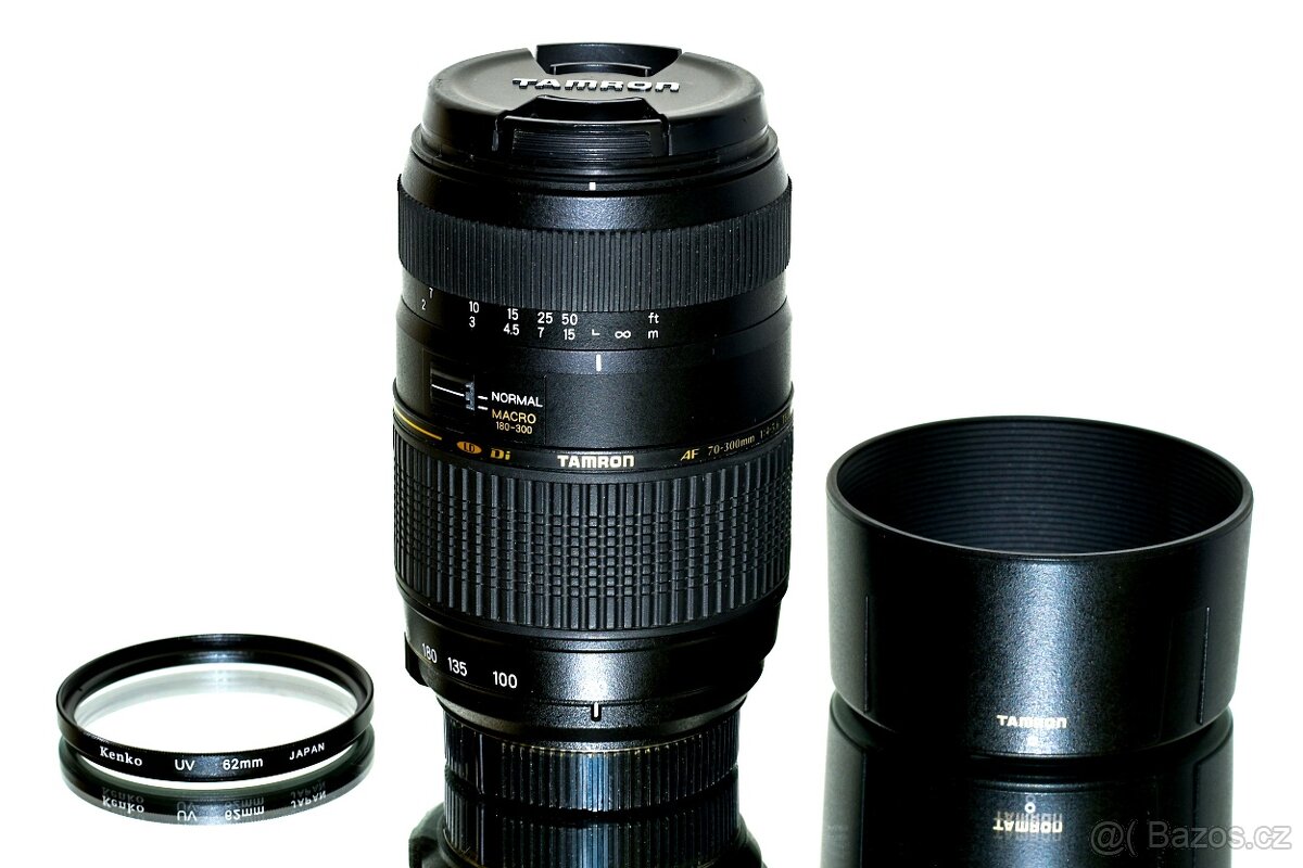 Nikon Tamron AF 70-300 DI LD Macro + UV Kenko 62mm