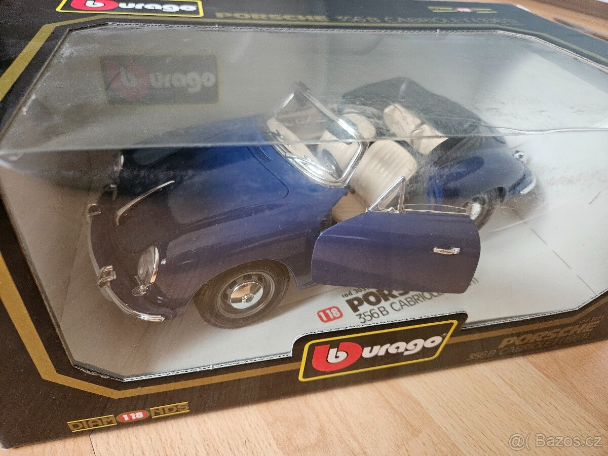 Burago 1:18 Porsche 356B Cabriolet 1961