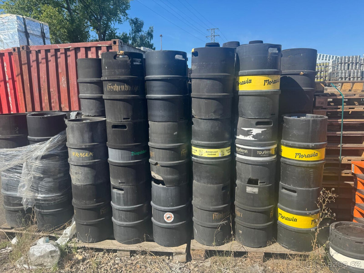 Poškozené kegy / pivní sudy / keg