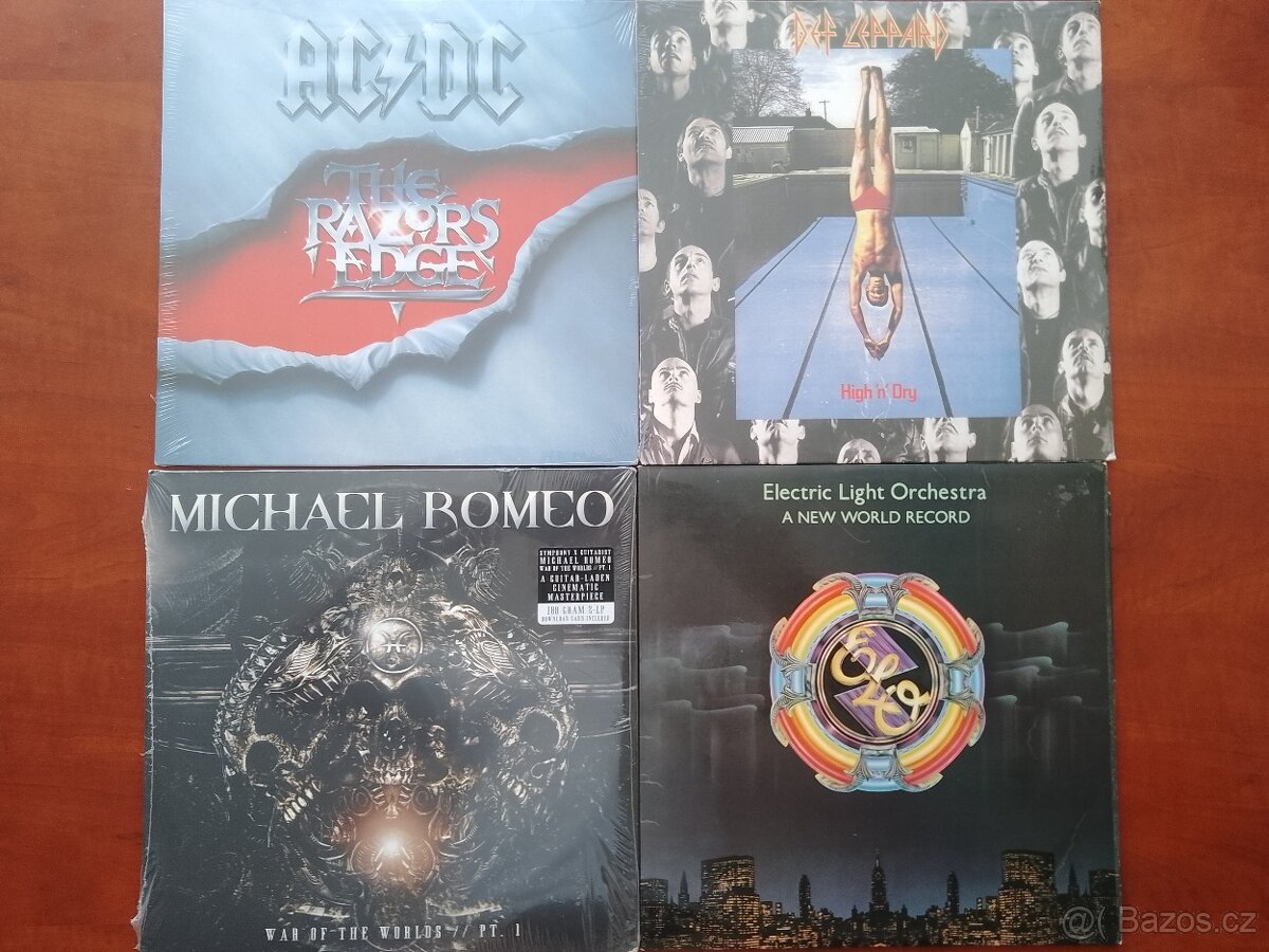 PRODÁM MIX LP- AC/DC , DEF LEPPARD , E.L.O....