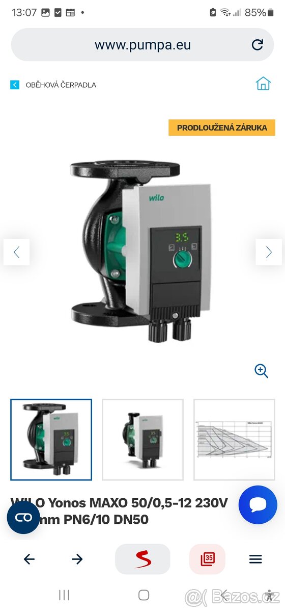 Oběhové čerpadlo Wilo