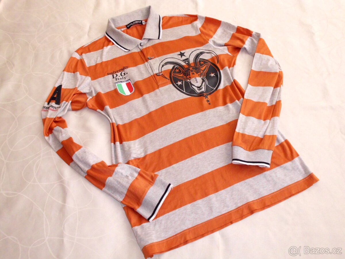 Dolce&Gabbana pánske slim pólo tričko M  48