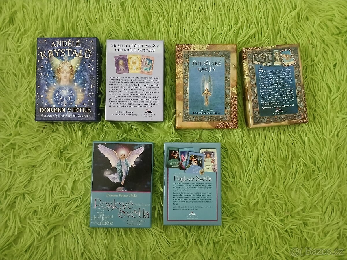 Doreen Virtue - tarotové karty, 7ks, vcelku aj po častiach